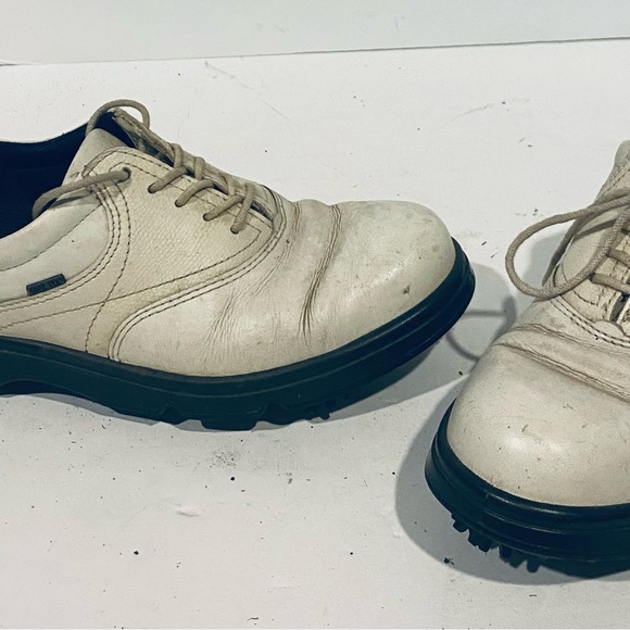 Golf white leather women’s ECCO golf shoes Size 37 Size 6/6.5 - Picture 5 of 8
